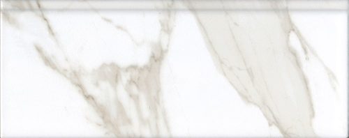 FMF007R Плинтус Алентежу белый матовый обрезной 30х12