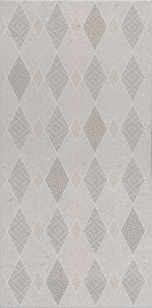 AZC01411259R Декор Про Матрикс серый светлый матовый обрезной 30x60x9