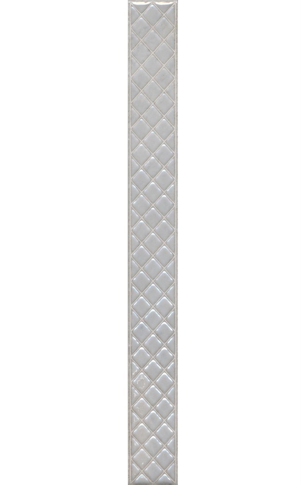 AZA0546424 Бордюр Мотиво серый светлый глянцевый 40x4,2x8