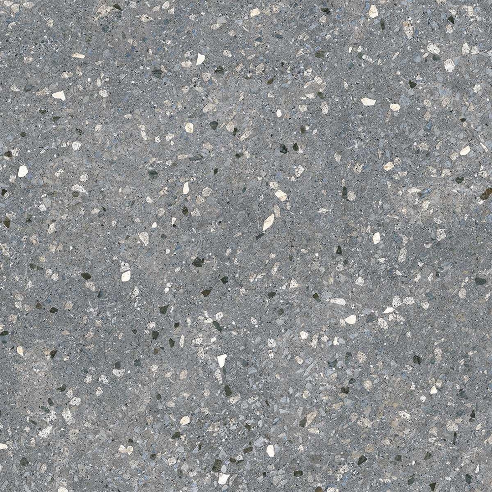 SG632820R Терраццо серый тёмный обрезной 60x60x0,9 — изображение 3