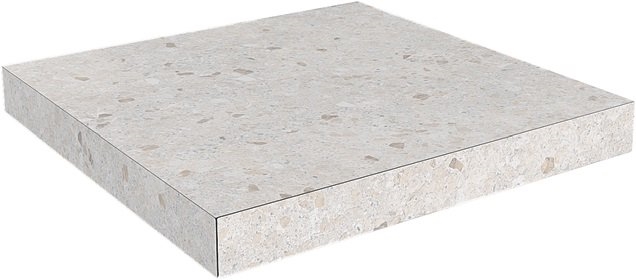 SG631820R/GCA Ступень угловая клееная Терраццо бежевый светлый 33x33x0,9