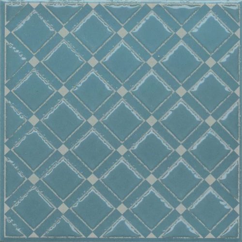 KMD3STA016GN Декор Бахия 1 бирюзовый глянцевый 9,8x9,8x0,7