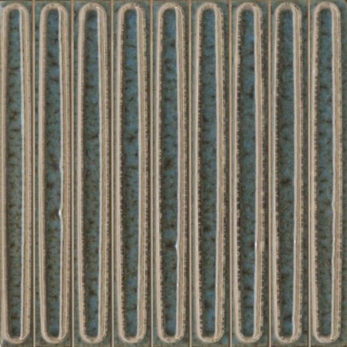 KMD2SOB002BN Декор чипсет Далия бирюзовый тёмный глянцевый 20x20x0,95
