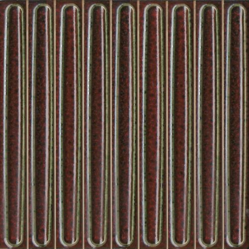 KMD2SOB003BN Декор чипсет Далия красный тёмный глянцевый 20x20x0,95
