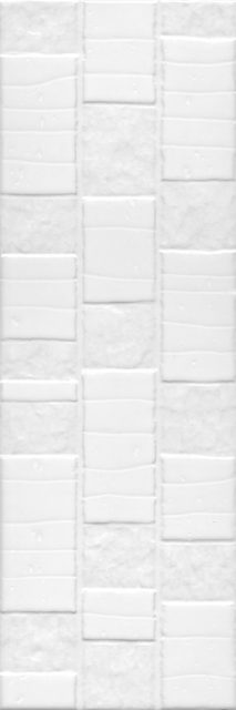 60170 Бьянка белый глянцевый антик 20x60x0,9