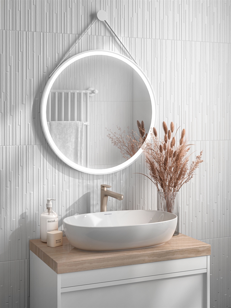 60173 Бьянка белый матовый вуд 20x60x0,9 — изображение 2