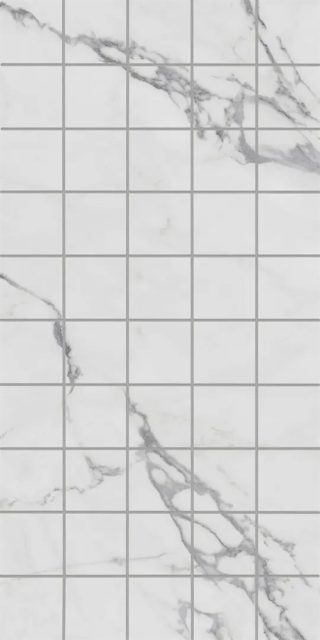 KMD2PTG003BR Декор чипсет Коррер белый глянцевый обрезной 30x60x0,9