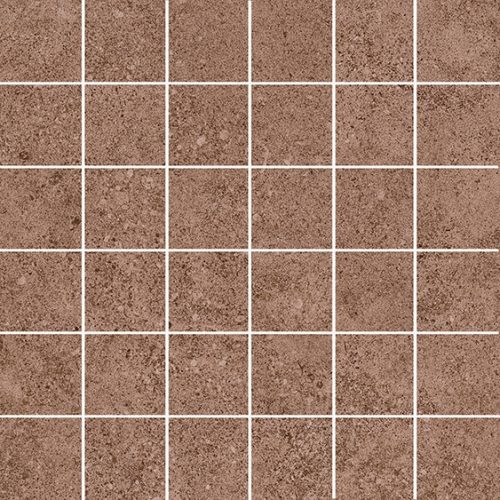 KMD2MSA014BR Декор Руссильон мозаичный коричневый матовый обрезной 30x30x0,9
