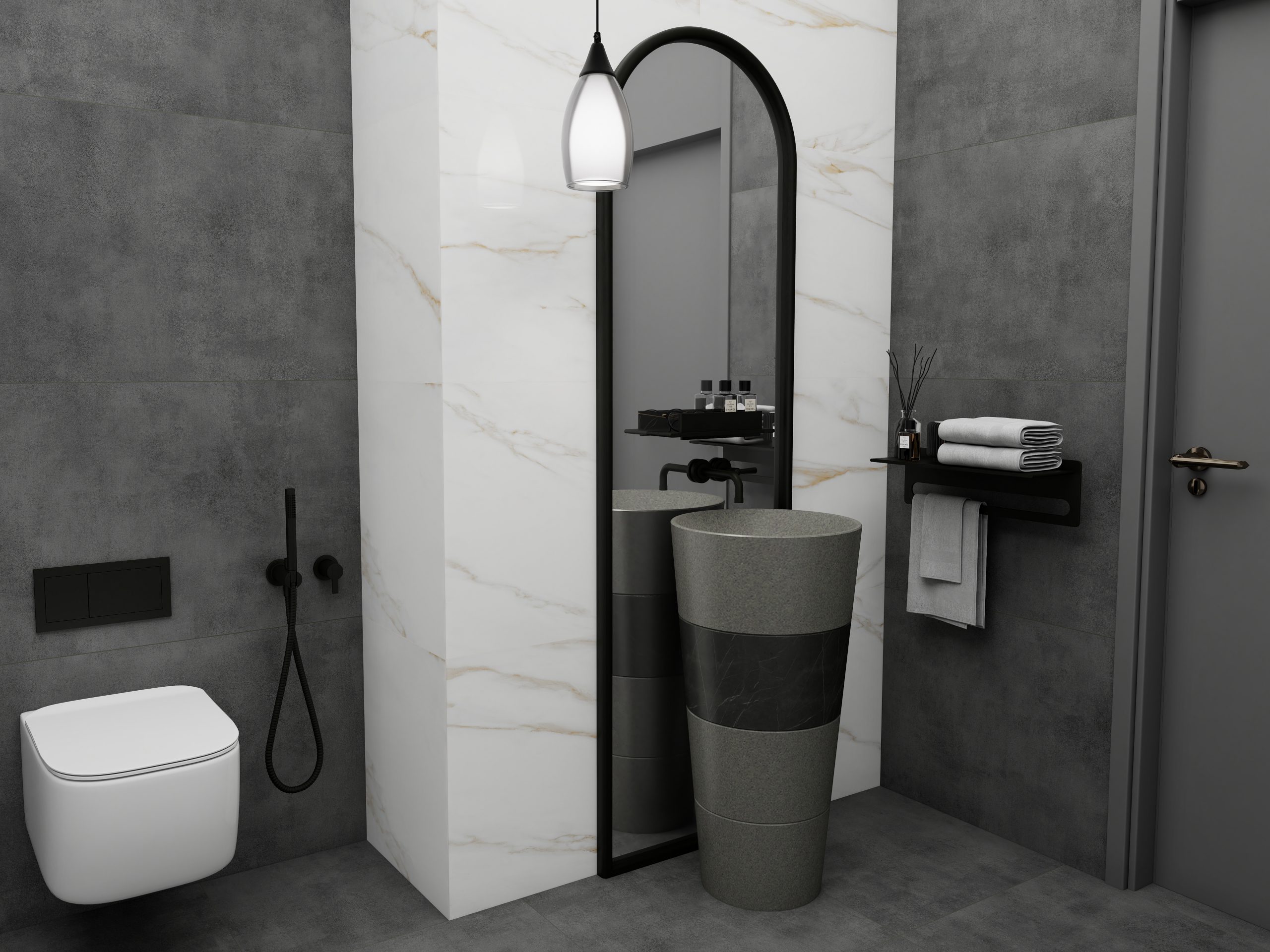 Concrete Gris Matt 60x120 — изображение 5