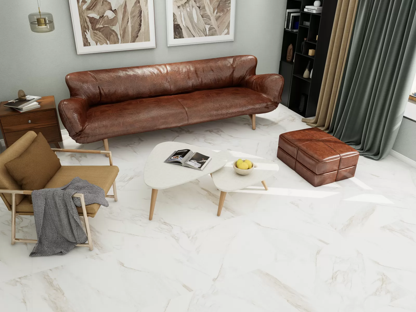 Rosa Aurora Glossy 60x120 — изображение 4