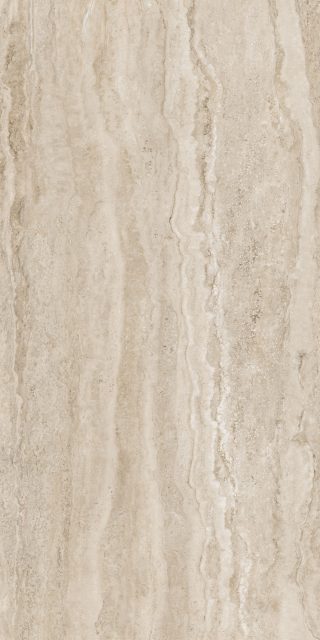 Керамогранит Vitra СитиСтоун травертин линейный Крем 60x120