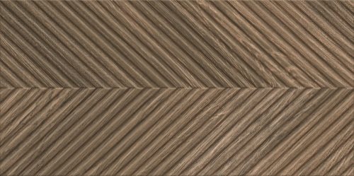Плитка Ceramika Paradyz Афтенун Б коричневая структурная ректификат 29,8x59,8