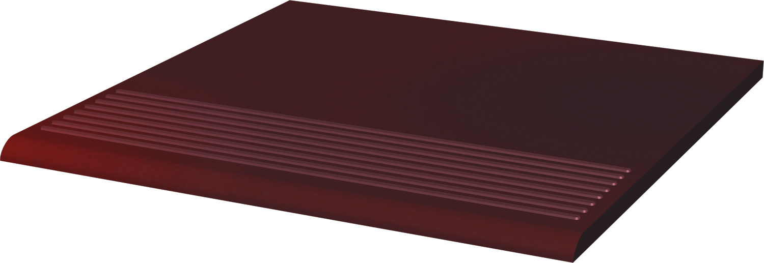 Ступень прямая Ceramika Paradyz Клауд коричневая B1a 30x30