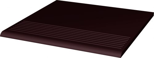 Ступень прямая Ceramika Paradyz Натурал коричневая структурная B1a 30x30