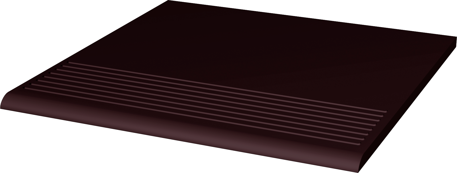Ступень прямая Ceramika Paradyz Натурал коричневая B1a 30x30
