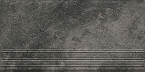 Ступень прямая Ceramika Paradyz Ардис Дарк структурная 30x60