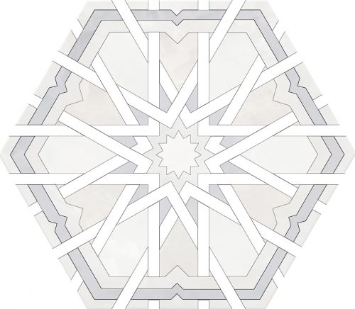 Керамогранит Monopole Радиант белый 20x24