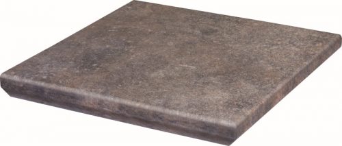 Ступень с носиком угловая Ceramika Paradyz Виано серая 33x33