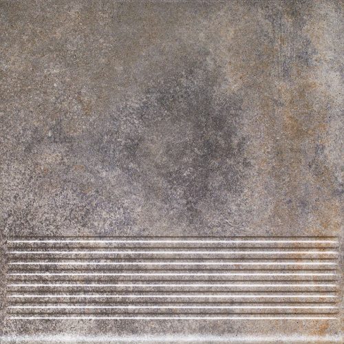 Ступень прямая Ceramika Paradyz Виано серая B1a 30x30
